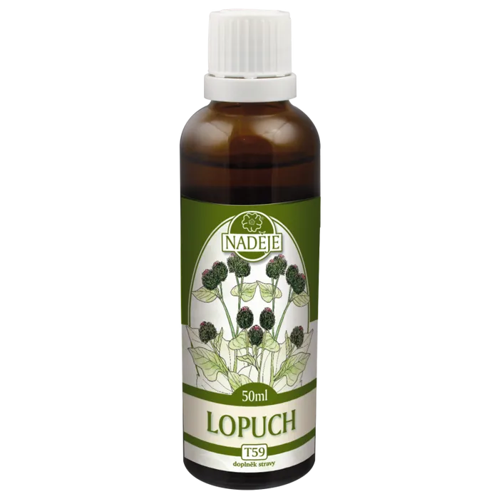 Naděje Tinktura z byliny Lopuch 50ml